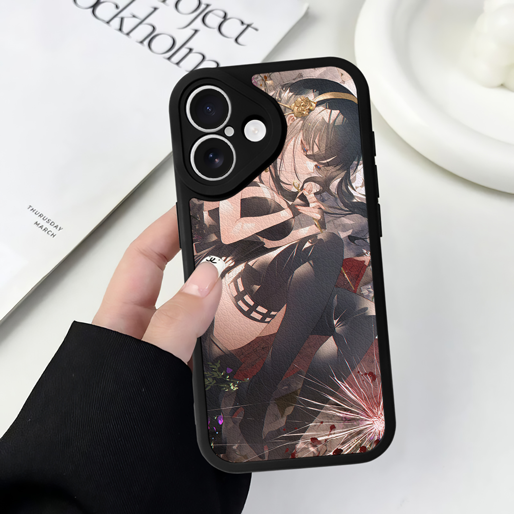（画像用） SPY×FAMILY间谍家家酒 【iPhone 16シリーズ対応】シリコンスマホケース（レザー調） 材質：シリコン